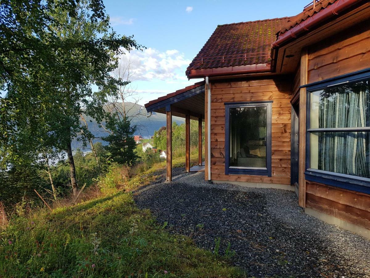 Panorama View Along The Fjord In Stryn Villa Blakset Exterior foto